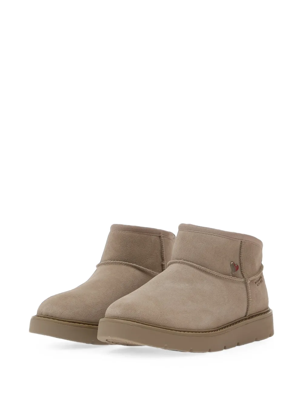 Skechers Keepsakes Cozy heart-motif ankle boots Beige