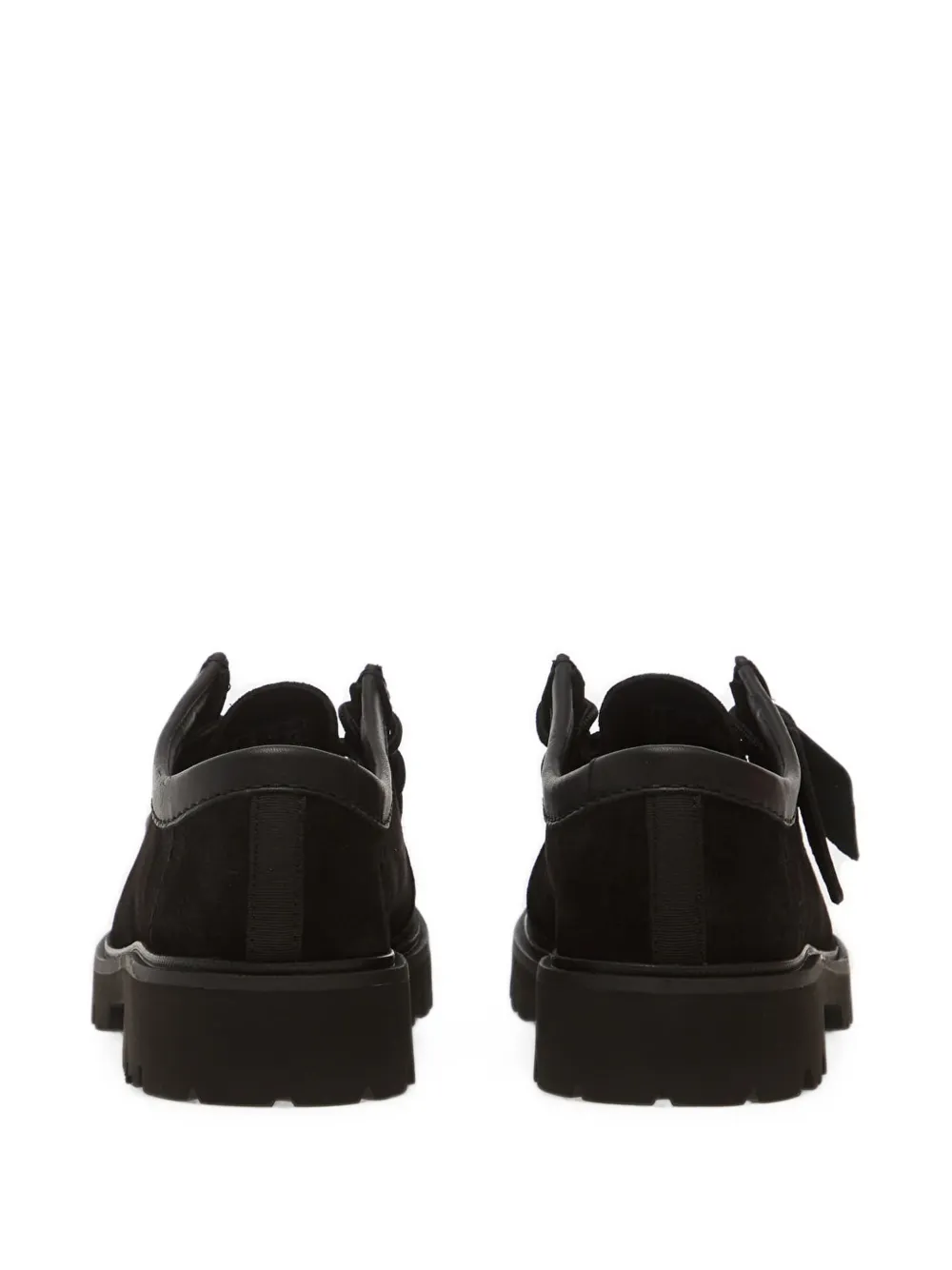 Clarks Cleyhill Seam suede shoes Zwart