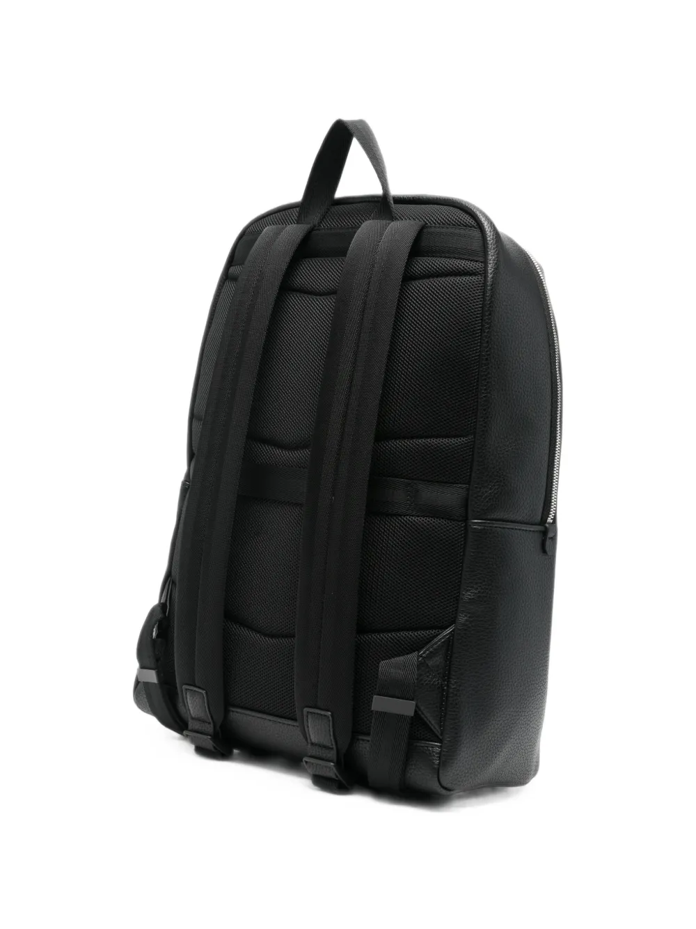 BOSS pebbled backpack Zwart