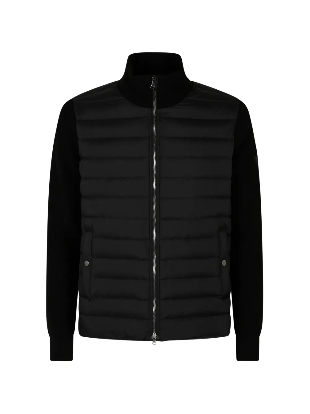 Tatras Hender padded-panel knitted jacket - Black