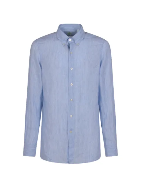 Finamore 1925 Napoli vertical-stripe button-down shirt