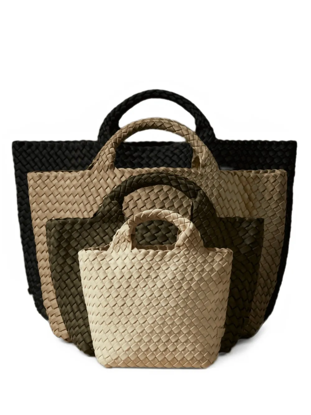 NAGHEDI St. Barths handgeweven shopper Beige