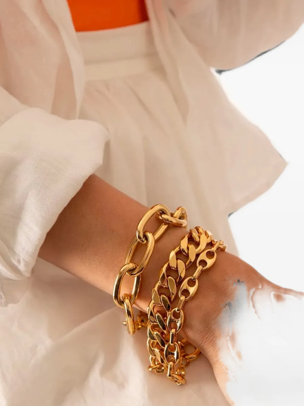 Romantico Romantico Felice chain-link bracelet - Oro