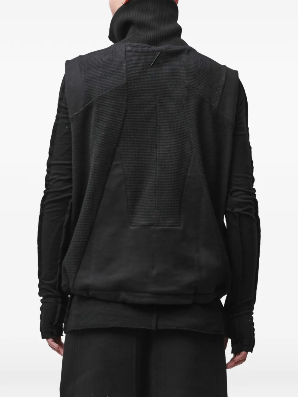 Thom Krom Hoodie met hoge hals Zwart