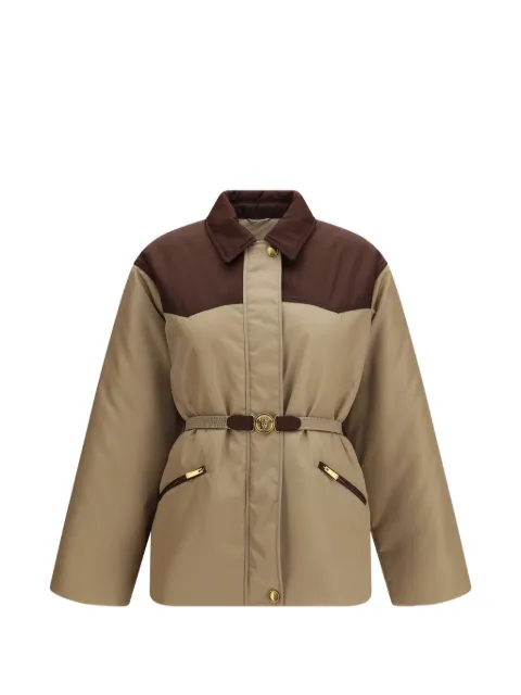Versace belted Medusa jacket