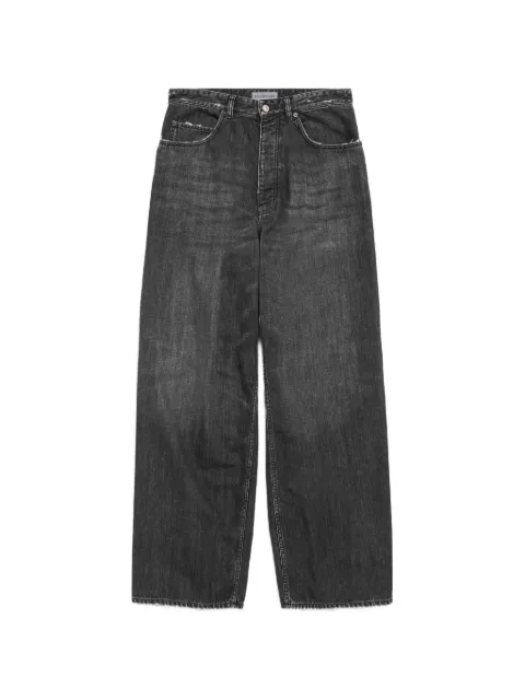 Balenciaga distressed wide-leg jeans