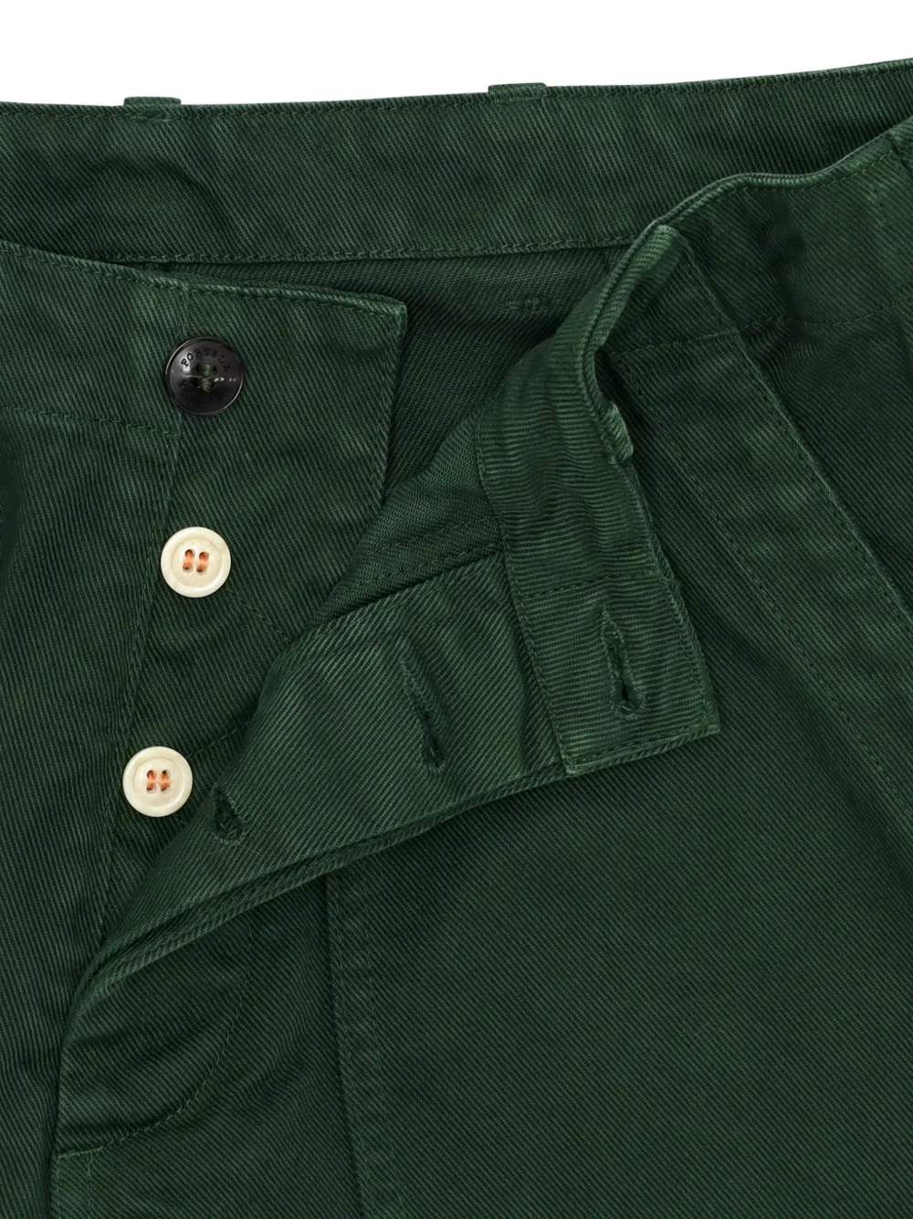 Fortela Newfatigue Bull Cotton Trousers in Green, view 5