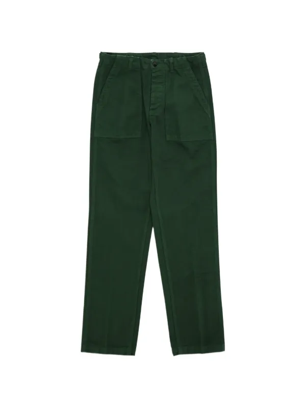 Fortela Newfatigue Bull Cotton Trousers in Green