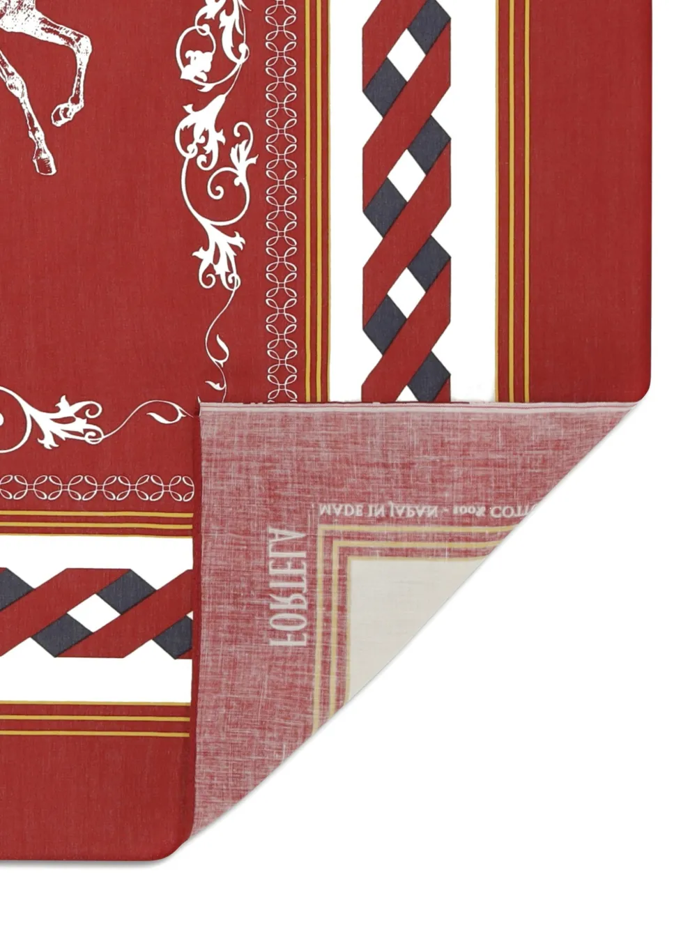 Fortela Bandana met Spirit-print Rood