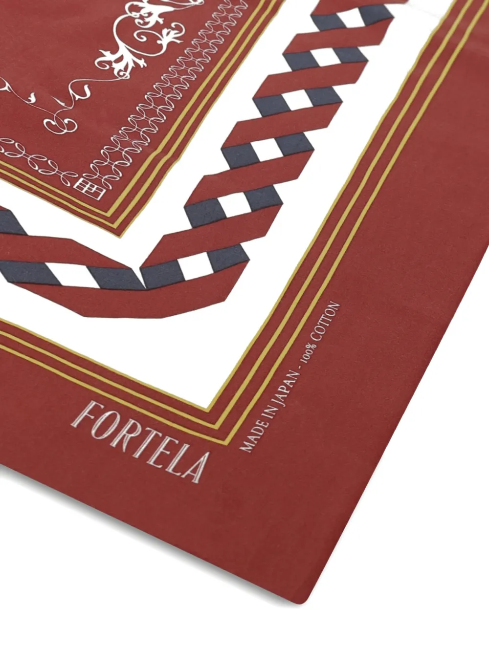 Fortela Bandana met Spirit-print Rood