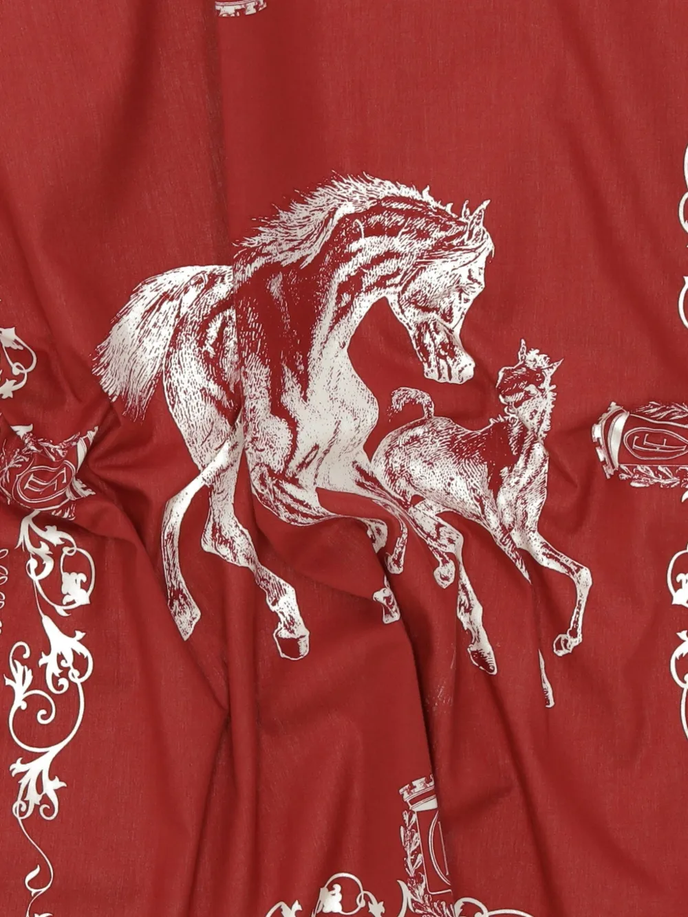 Fortela Bandana met Spirit-print Rood