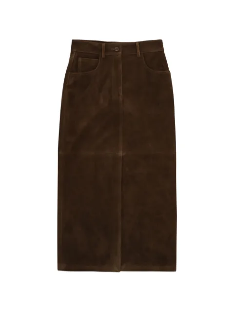 Fortela Jasmine suede maxi skirt