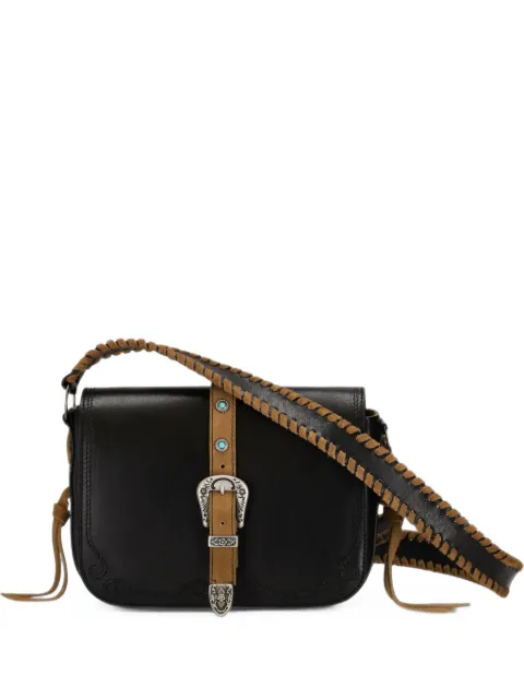 Fortela Kiki stud-embellished calf leather bucket bag