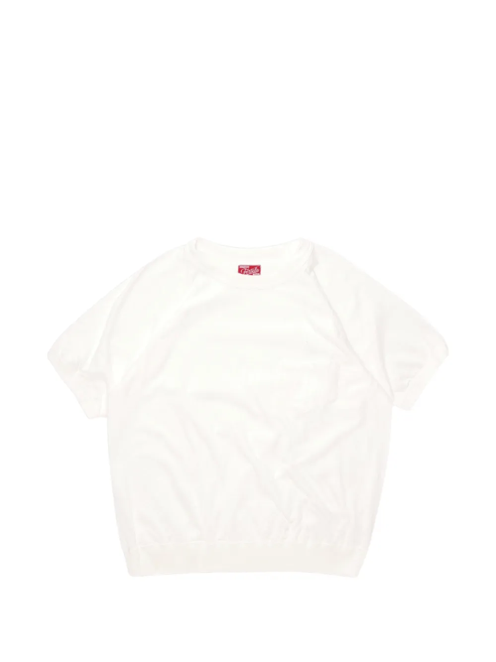 Fortela Silver Coin chest-pocket T-shirt - Blanc