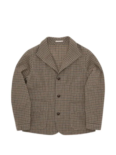Fortela Classic Scotland houndstooth-pattern wool jacket