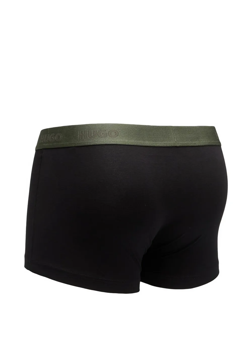 HUGO 3-pack boxershorts met logo Zwart