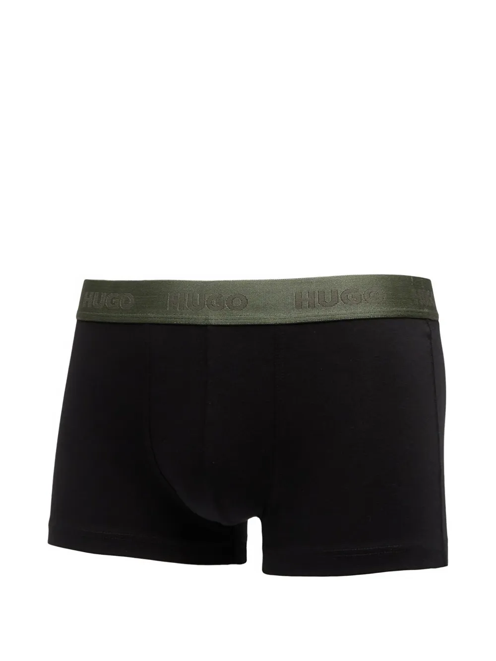 HUGO 3-pack boxershorts met logo Zwart