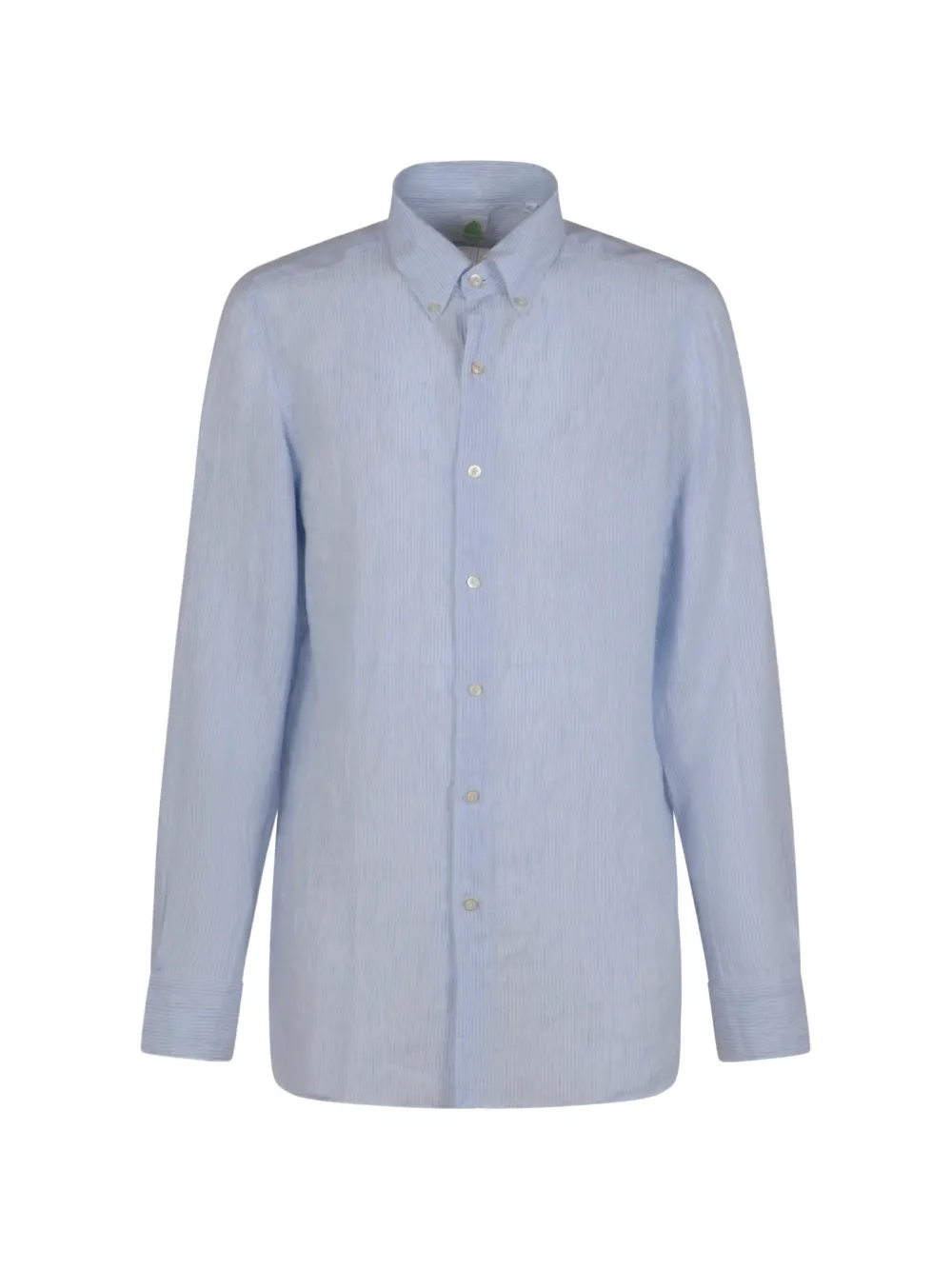Finamore 1925 Napoli vertical-stripe button-down shirt Blauw