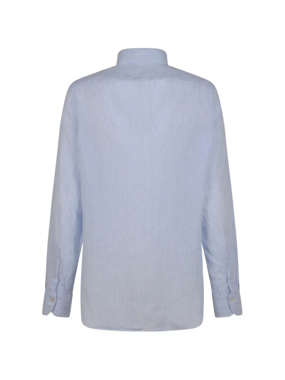 Finamore 1925 Napoli vertical-stripe button-down shirt Blauw