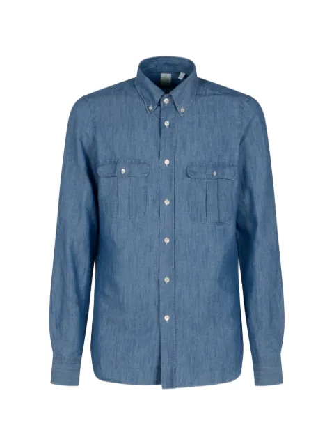 Finamore 1925 Napoli Button-down-Hemd mit Klappentasche