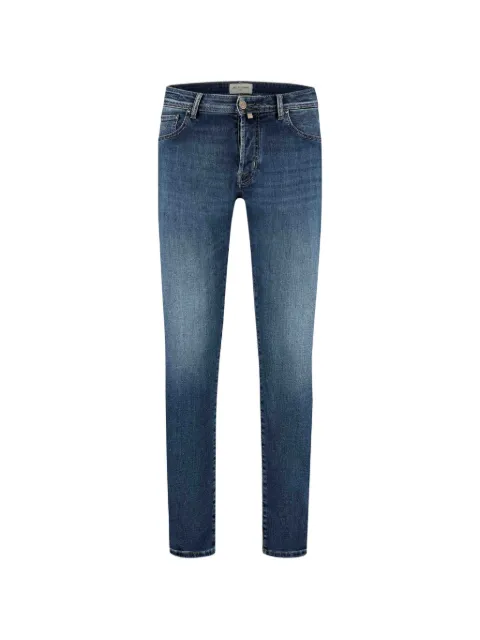Jacob Cohën faded-effect whiskered jeans