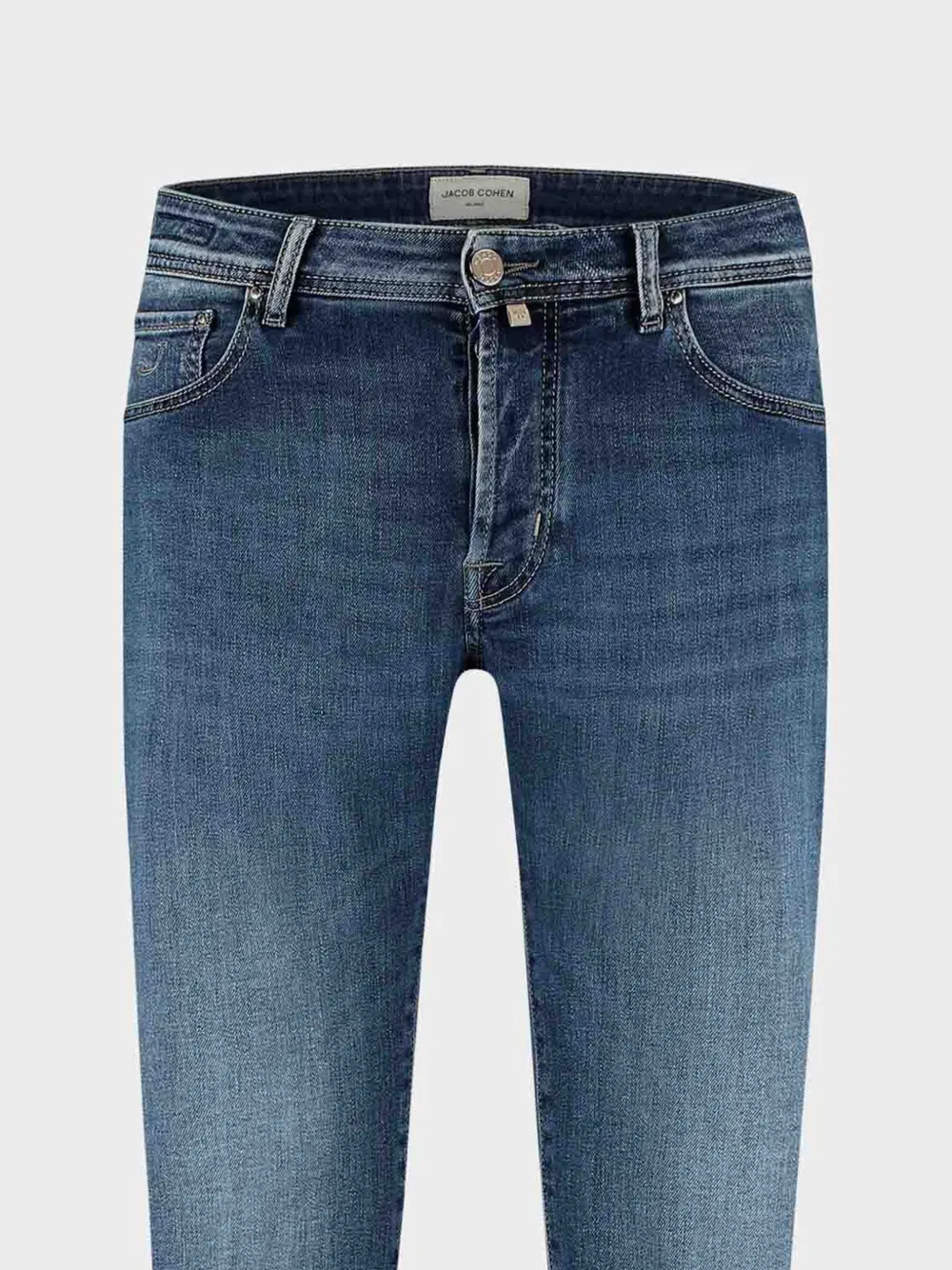 Jacob Cohën Jeans met vervaagd effect en whisker-effect Blauw