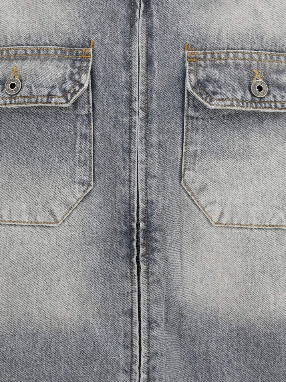 Off-White Bookish denim jack Grijs