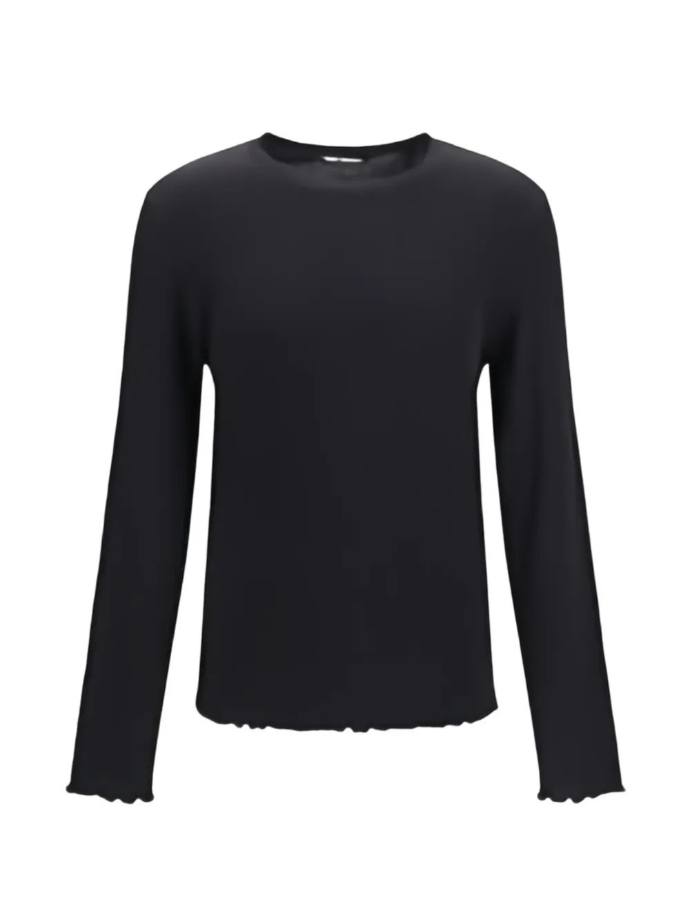 OUR LEGACY ribbed-knit long-sleeve T-shirt - Nero