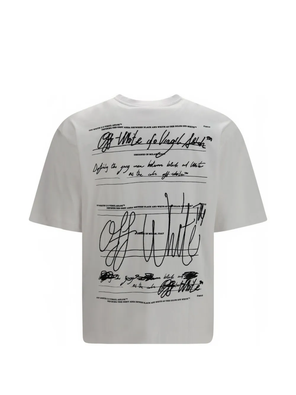 Off-White Stroke Skate T-shirt Wit