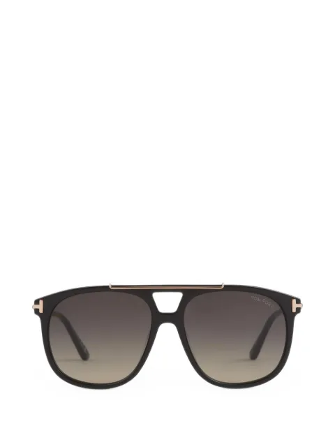 TOM FORD Sam double-bridge square-frame sunglasses