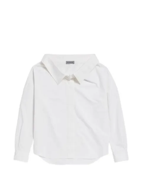 Balenciaga Stola concealed-button shirt