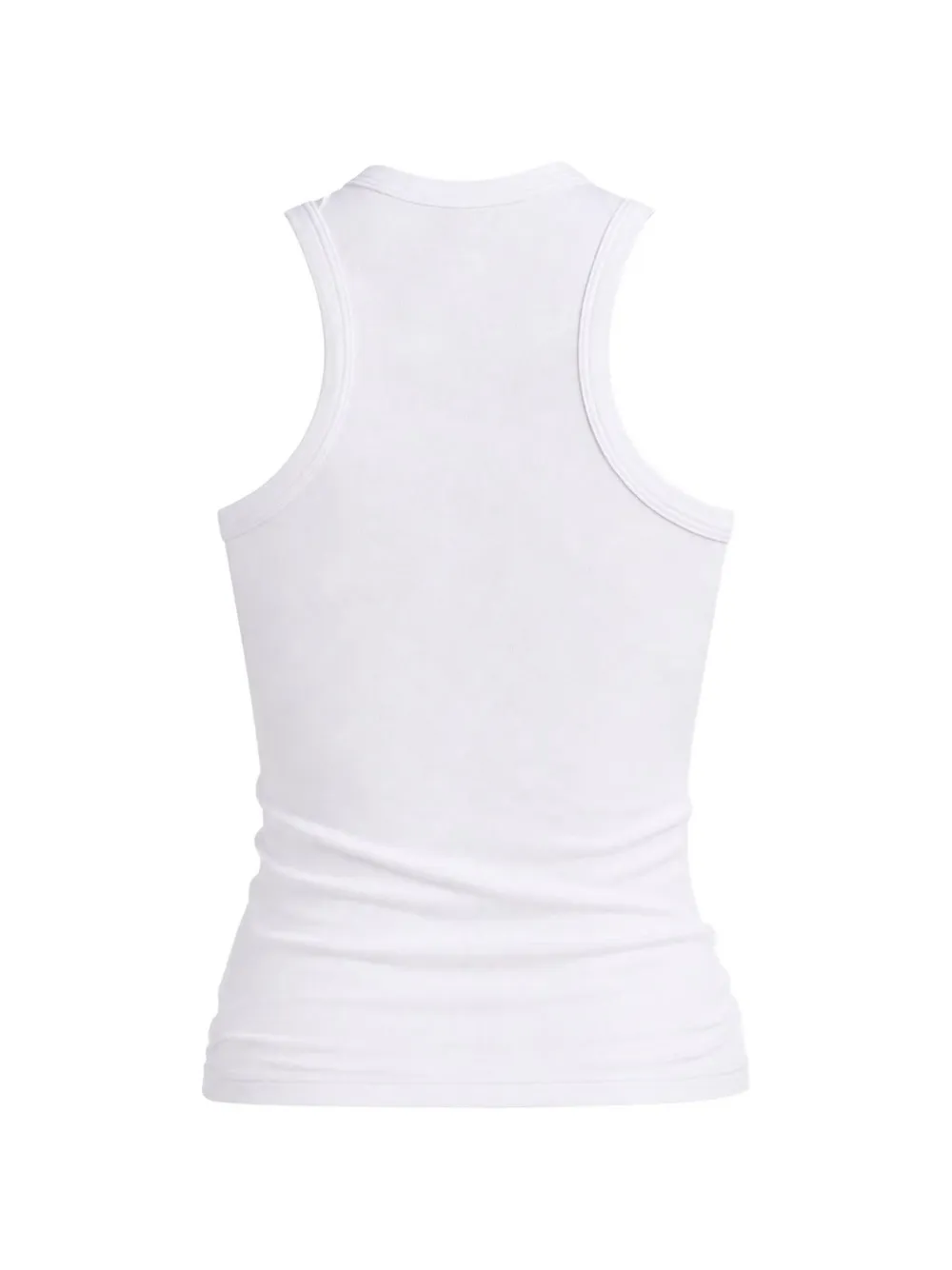 Balenciaga Tanktop met geborduurd logo Wit