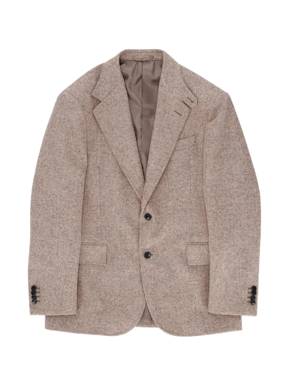 Fortela Bernardo herringbone wool blazer - Neutrals