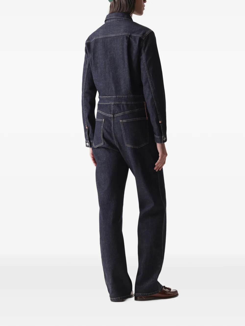 Fortela Vendela denim jumpsuit Blauw