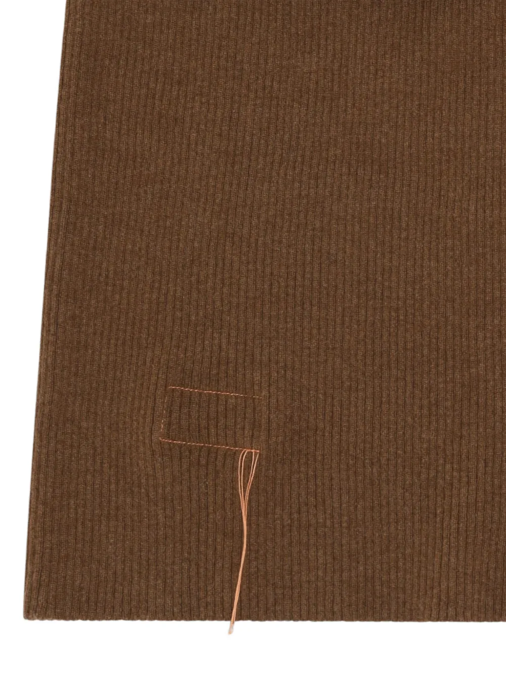 Fortela Aurelie Ribbed-knit Maxi Dress in Brown, view 5