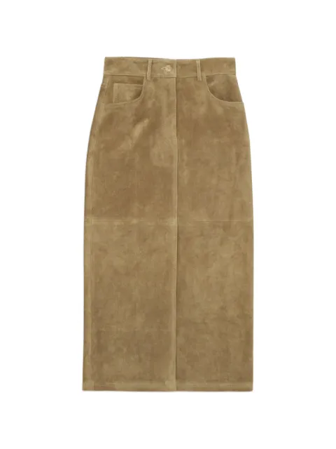 Fortela Jasmine suede midi skirt