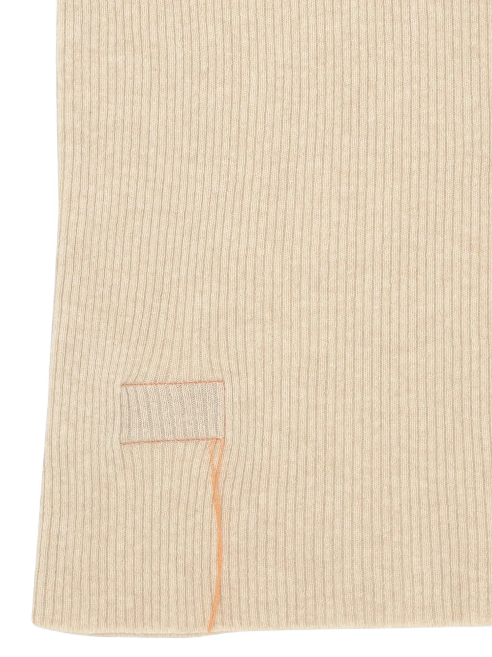Fortela Aurelie Ribbed-knit Midi Dress in Neutrals, view 5