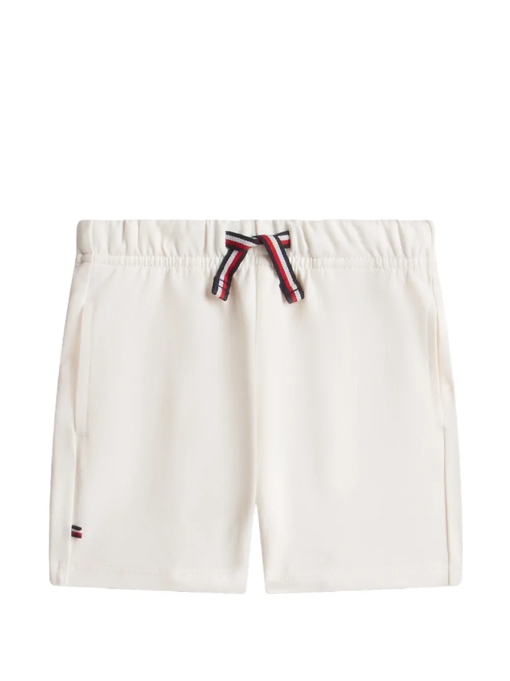 Tommy Hilfiger Junior essential logo-drawstring bermuda shorts Wit