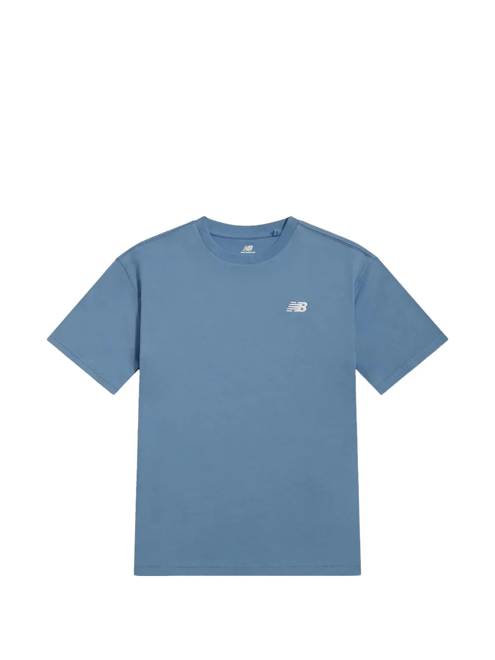 New Balance Kids T-shirt met geborduurd logo Blauw