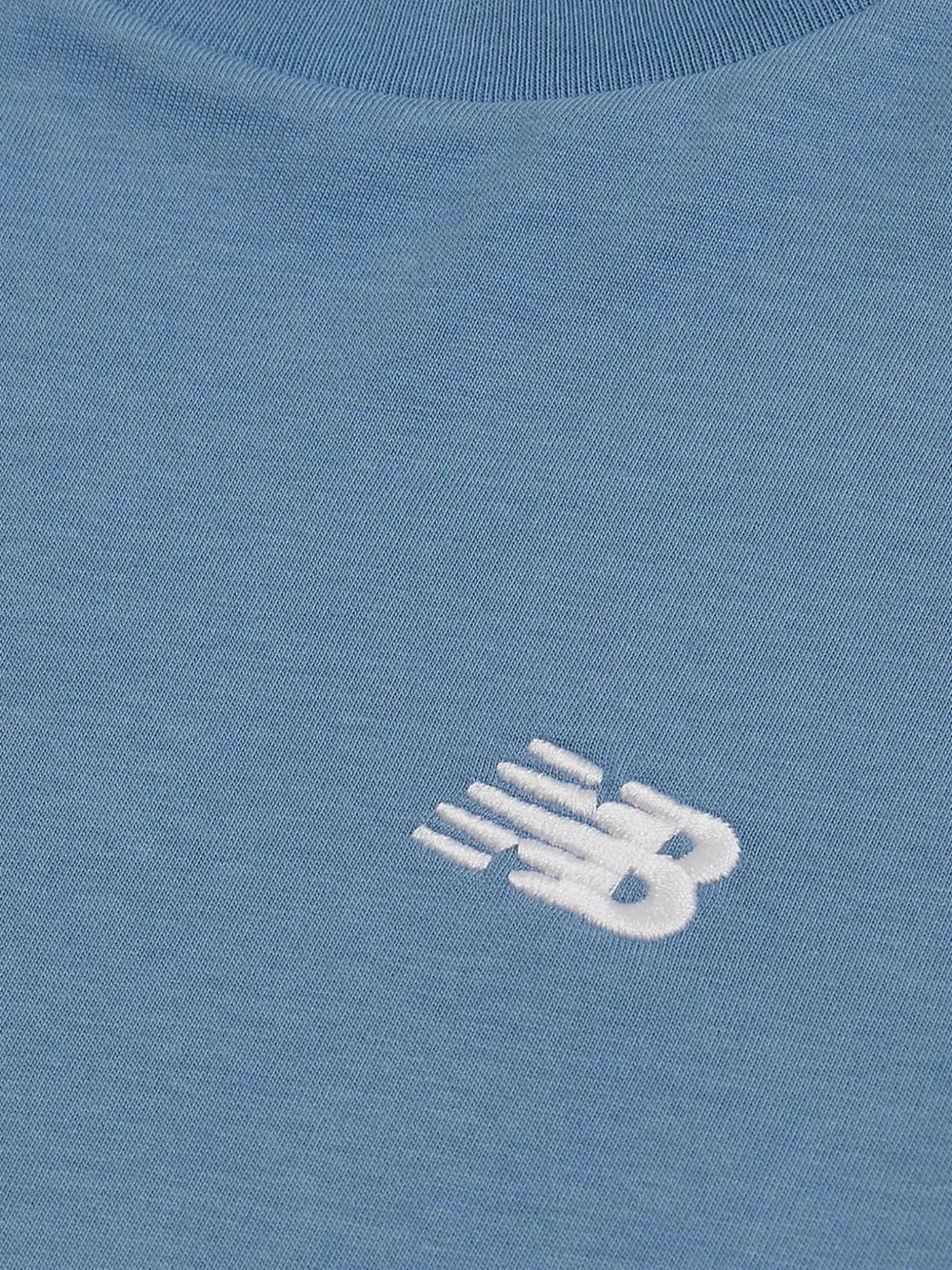 New Balance Kids T-shirt met geborduurd logo Blauw