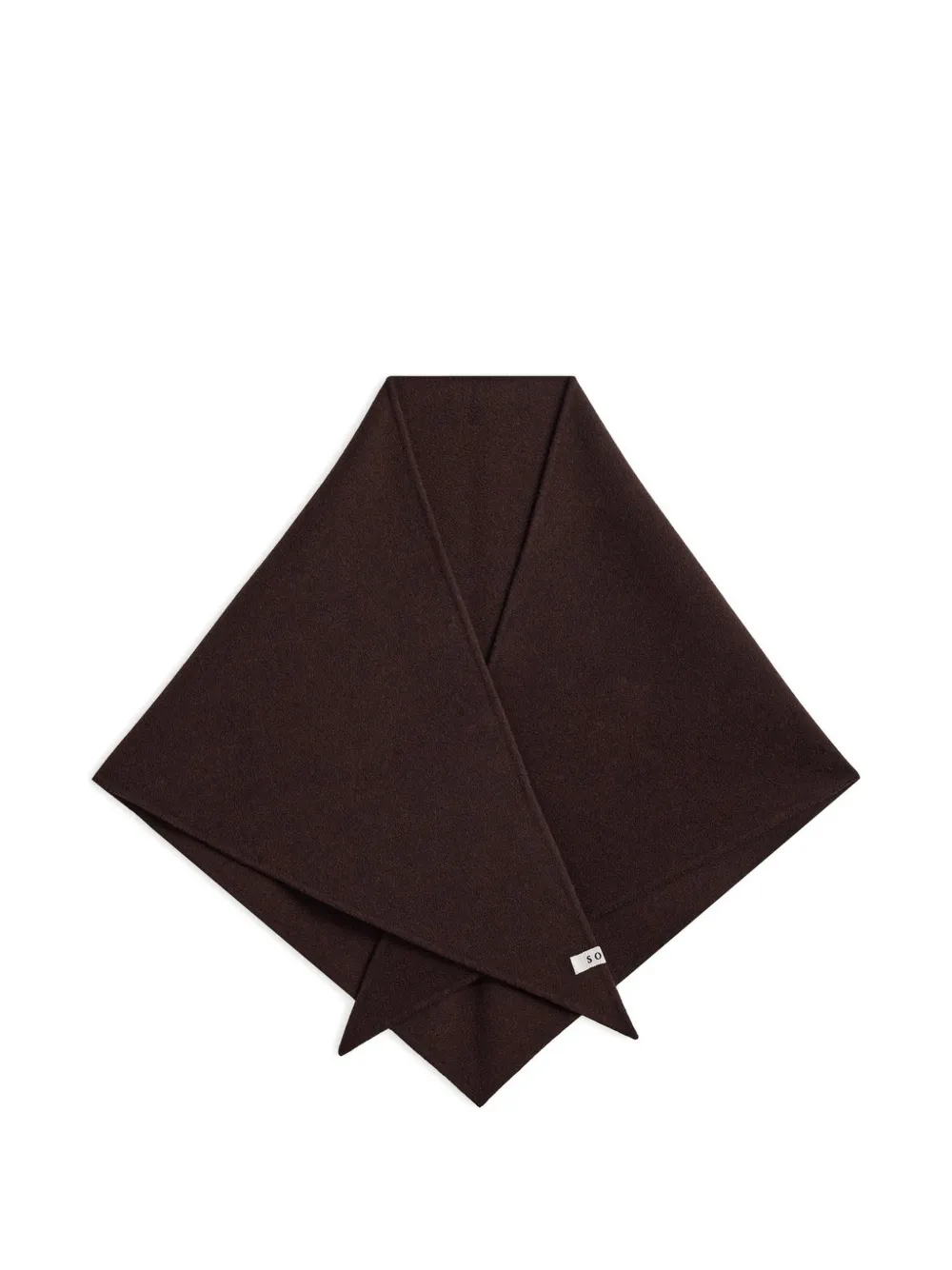 Soeur Jamelia triangular scarf - Marrone