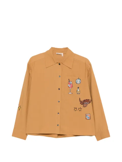 Stella Nova embroidered chest-pocket shirt