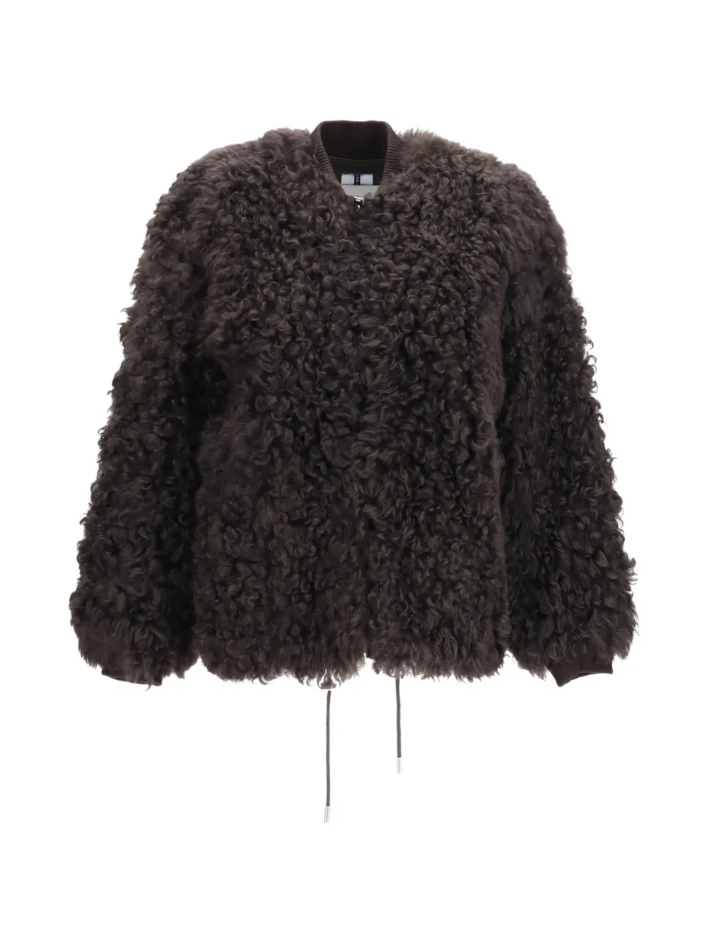 S.W.O.R.D 6.6.44 teddy-effect zip-up jacket · 44