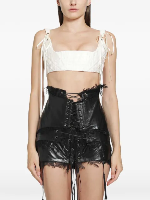 DREAMING ELI Courtesan quilted silk bra