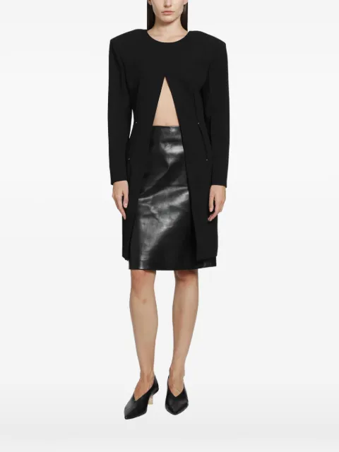 Jil Sander sablé cut-out top