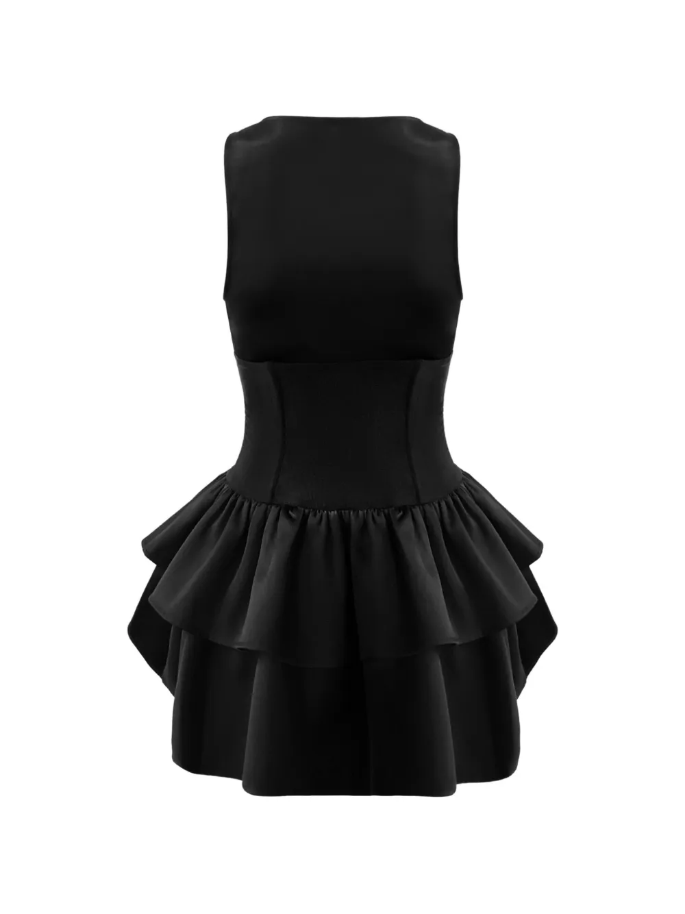 OW Collection Augusta mini-jurk Zwart