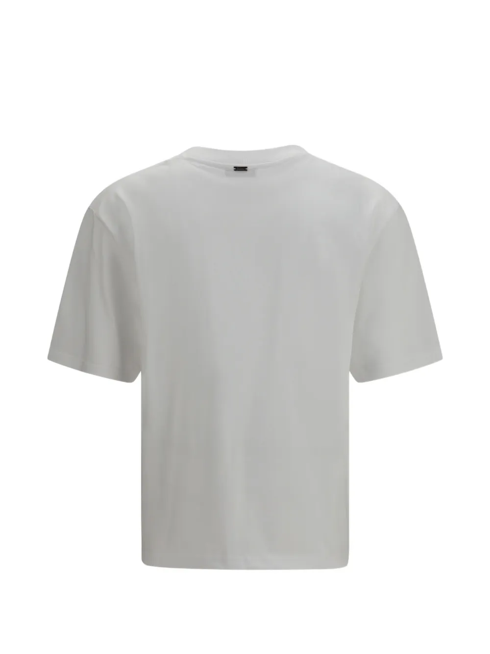 Herno logo-embroidered cotton T-shirt Wit