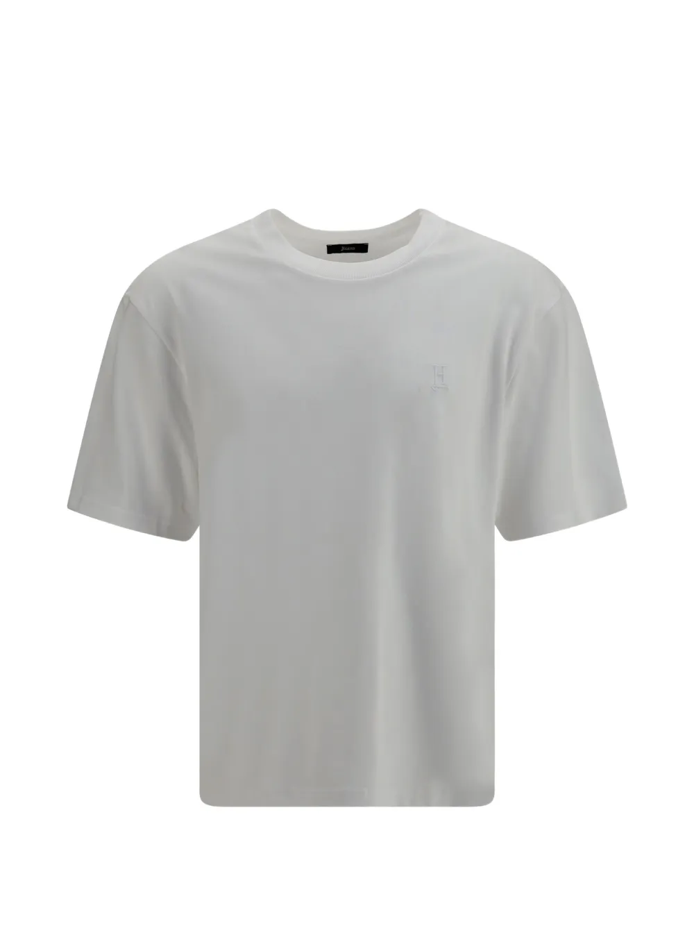 Herno logo-embroidered cotton T-shirt