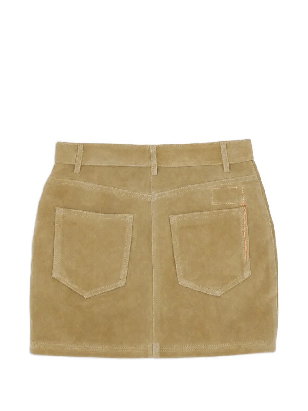 Fortela Jenny Suede Mini Skirt in Neutrals, view 2
