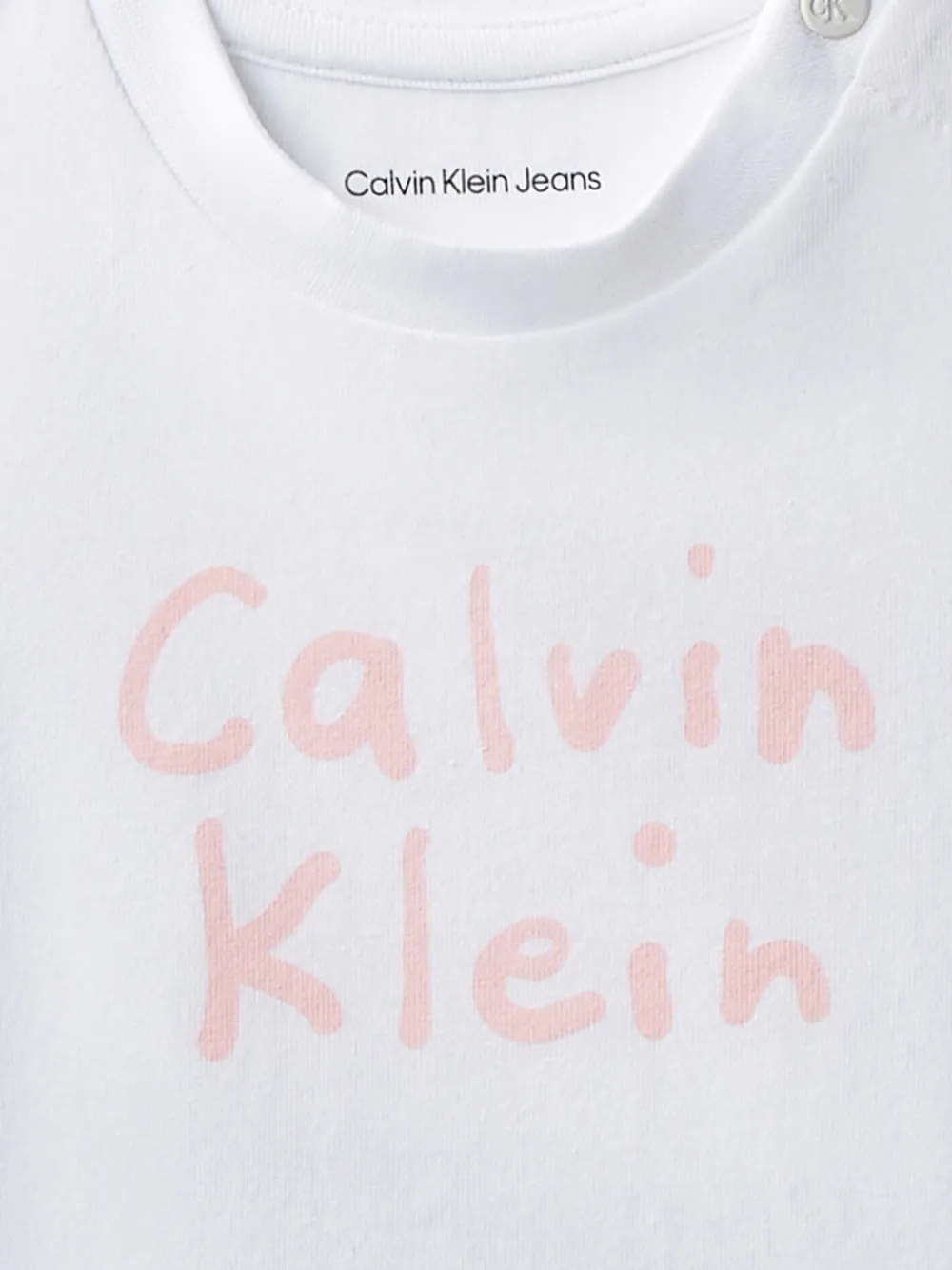 Calvin Klein Kids T-shirt met logoprint Wit